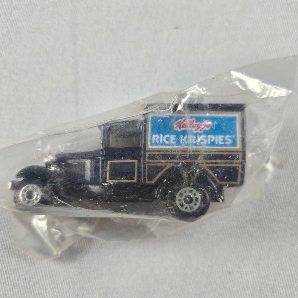 Vintage Matchbox Kellogg's Rice Krispies Delivery Truck Diecast Promo Sealed Bag